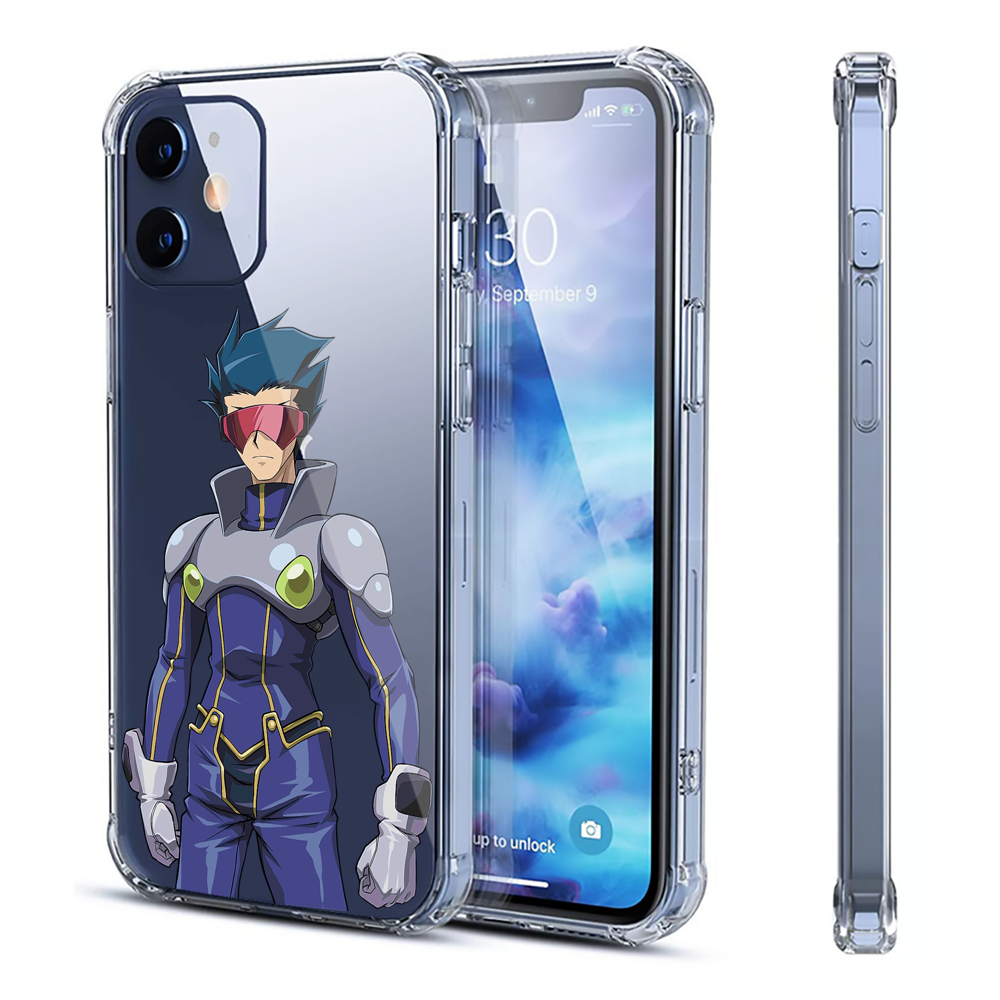 （画像用） 遊☆戯☆王 Yu-Gi-Oh! 【iPhone 12シリーズ対応】透明スマホケース（クリアソフトケース）
